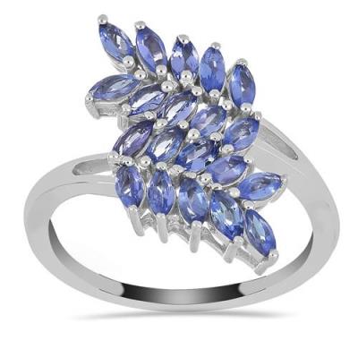 BUY REAL AFRICAN AMETHYST GEMSTONE LEAF RING IN 925 SILVER